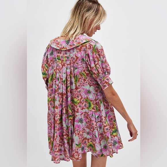 FREE PEOPLE ~ Moon Chaser Mini Dress ~ Size S - Picture 2 of 16